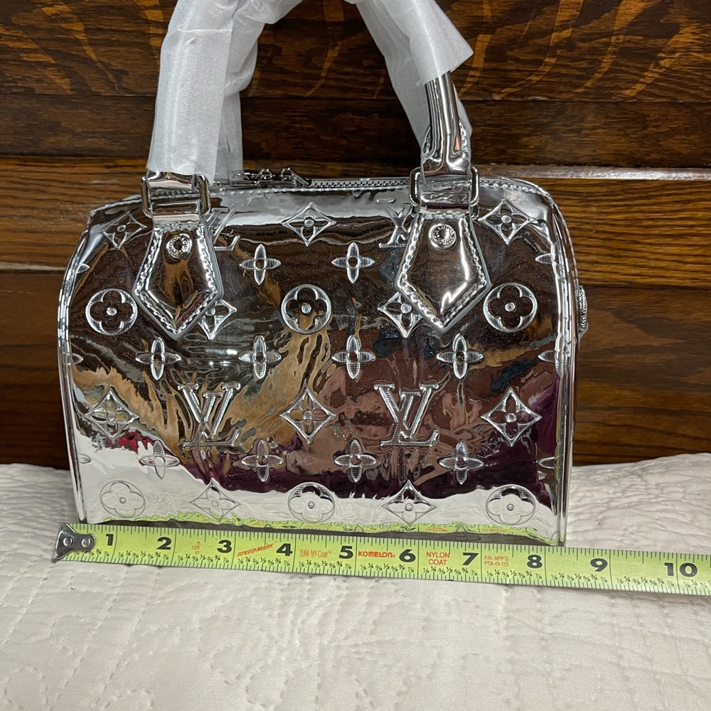 Louis Vuitton Silver Speedy 20 Women's Bag - Picture 4 of 5